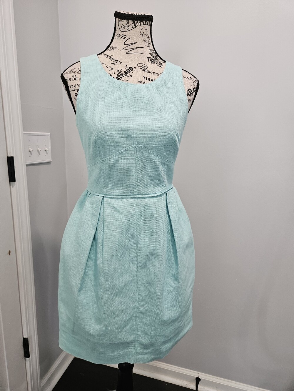 Classic Sleeveless Mint Sheath Dress J.Crew Size 0
